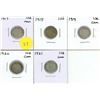 Image 1 : 1917-1921 Canadian Silver 10 Cents Coins.
