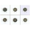 Image 2 : 1928-1932, 1936 Canadian Silver 10 Cents Coins.