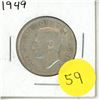 Image 1 : 1949 Canadian Silver Fifty Cents.