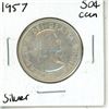 Image 2 : 1957 Canadian Silver Fifty Cents.