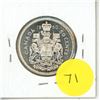 Image 1 : 1960 Canadian Silver Fifty Cents.
