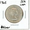 Image 2 : 1963 Canadian Silver Fifty Cents.