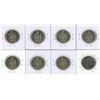 Image 2 : 1968-1972, 1974, 1975, 2002 Canadian Fifty Cents.