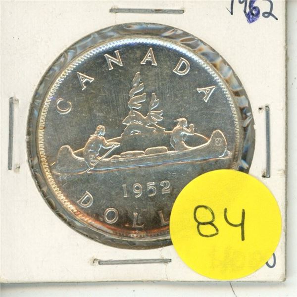 1952 Canadian Silver Dollar.
