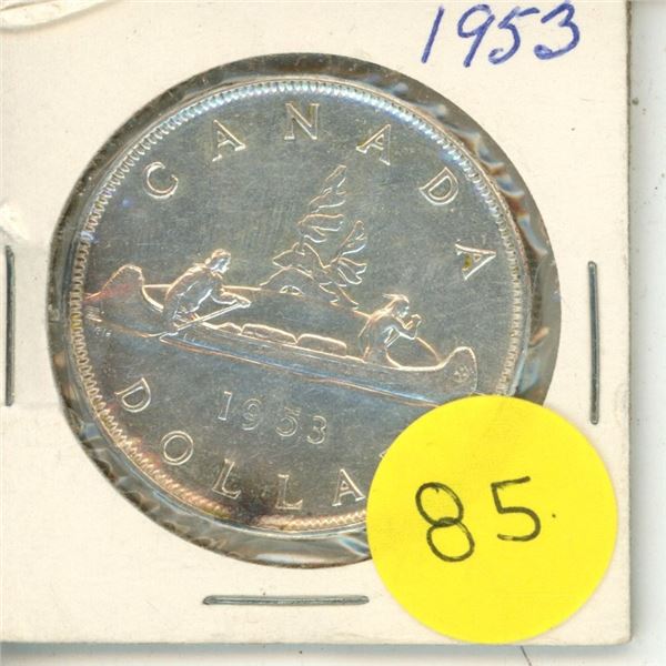 1953 Canadian Silver Dollar.