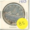 Image 1 : 1953 Canadian Silver Dollar.