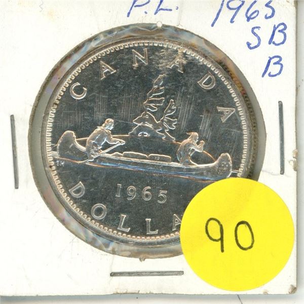 1965 SB Canadian Silver Dollar.