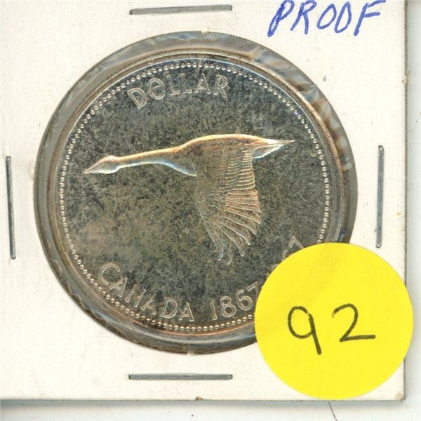 1967 Canadian Silver Dollar.