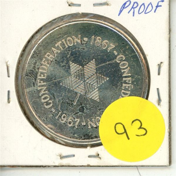 1967 Canadian Silver Proof Dollar.
