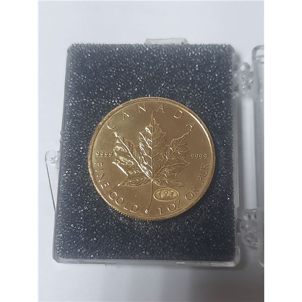 104.   1999-2000 $50 Coin, 1 OZ OR PUR Fine Gold Coin 9999.