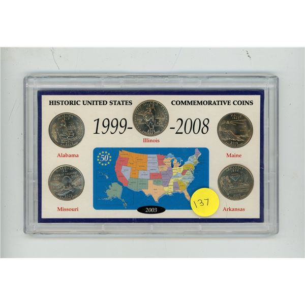 1999-2008 Historic United States Commemorative Coins. (2003)