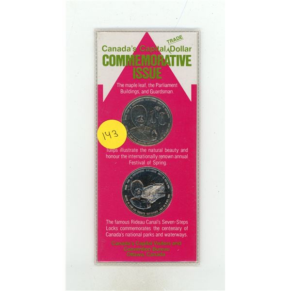 Canada's Capital Trade Dollar Commemorative Issue.