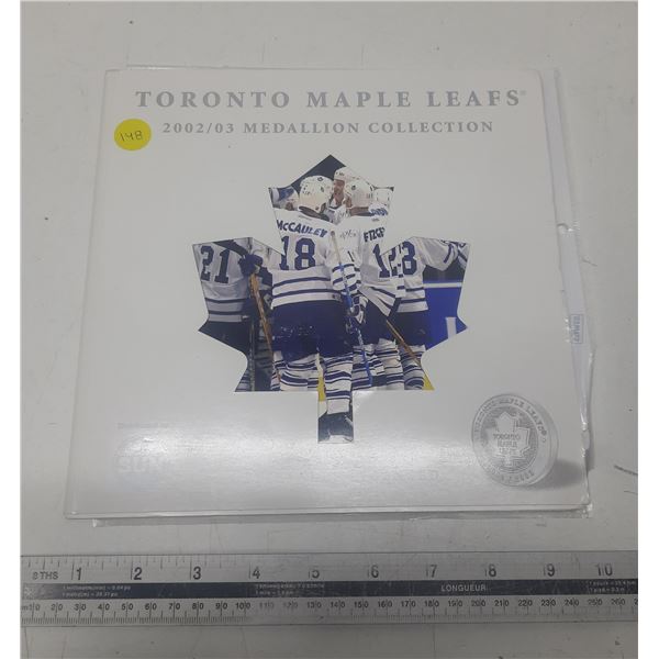 Toronto Maple Leafs 2002/03 Medallion Collection.