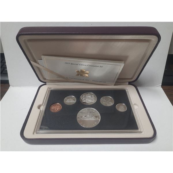 2003 Canadian 1953 Fine/Sterling Silver Special Edition Coronation Proof Coin Set