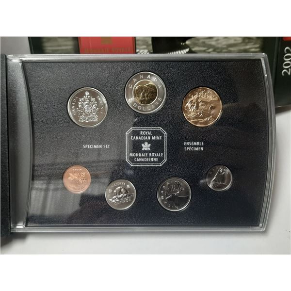 2002 Canadian Double Dollar Specimen Set