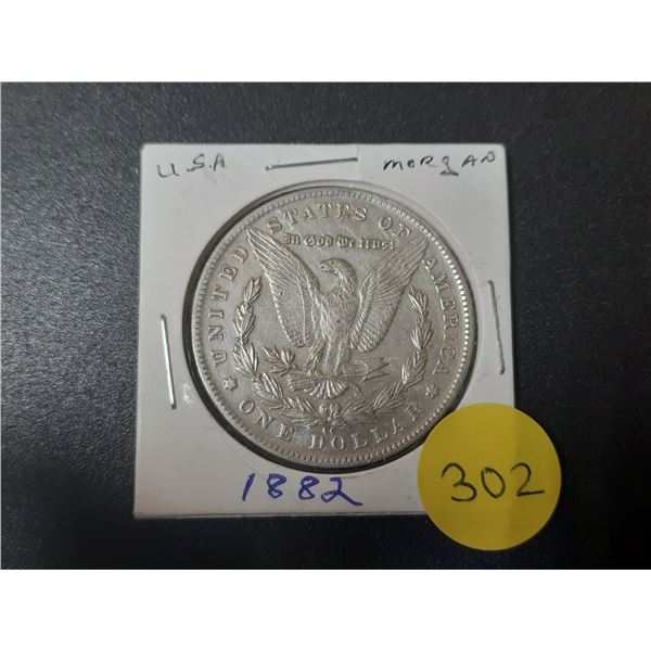1882 U.S.A Morgan Dollar.