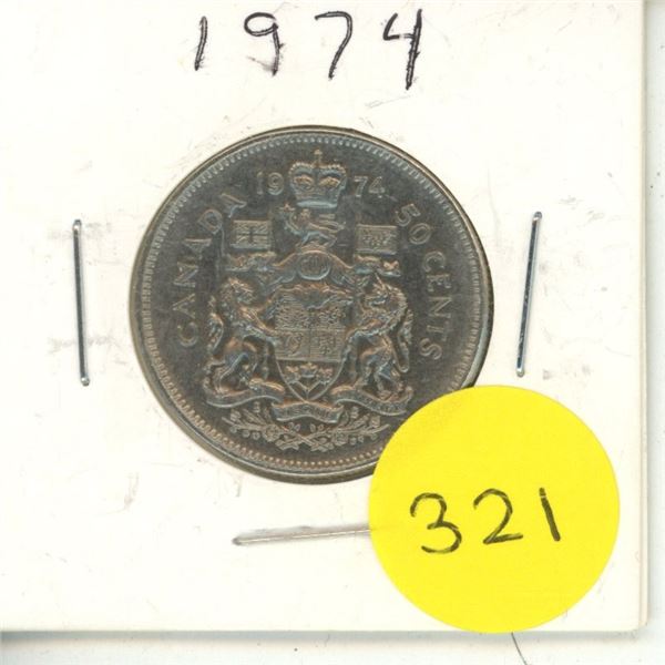 1974 Canada 50 Cents.