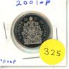 Image 1 : 2001-P Canada 50 Cents.