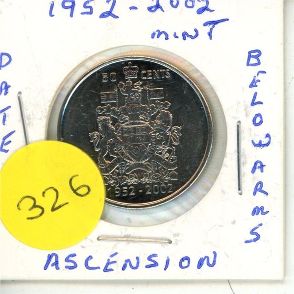 2002 Canada 50 Cents.