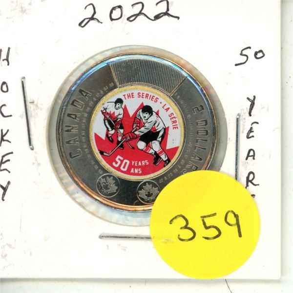2022 Canadian Toonie, Hockey WC.