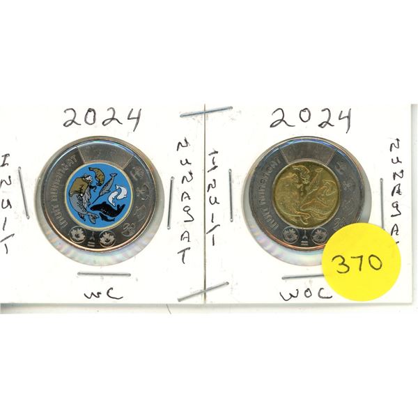 2024 Canadian Toonies, Inuit WC & WOC