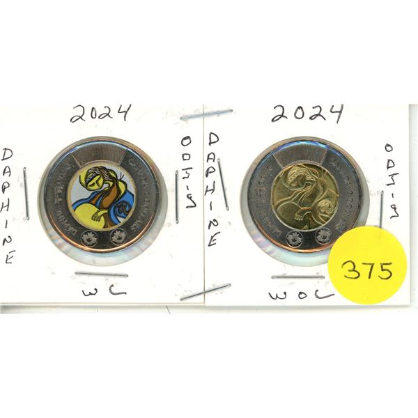 2025 Canadian Toonies, Daphinie Odjig WC & WOC