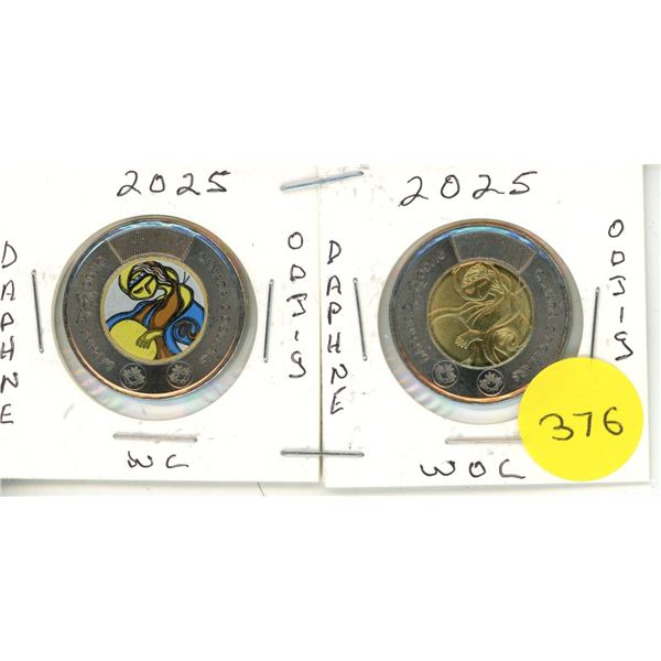 2025 Canadian Toonies, Daphinie Odjig WC & WOC