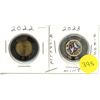 Image 1 : 2023 Riopelle Birds - Mint & 2022 Black Rim Canadian Two Dollar Coins.