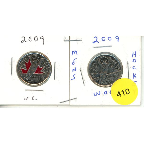2009 Canadian Quarters, Mens Hockey WC & WOC