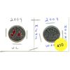 Image 1 : 2009 Canadian Quarters, Mens Hockey WC & WOC