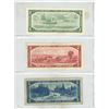 Image 2 : 1954 Canada One, Two and Five Dollars.
