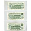 Image 2 : (5) 1973 Canada One Dollar. (Uncirculated In Sequence)
