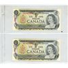 Image 3 : (5) 1973 Canada One Dollar. (Uncirculated In Sequence)