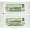 Image 4 : (5) 1973 Canada One Dollar. (Uncirculated In Sequence)