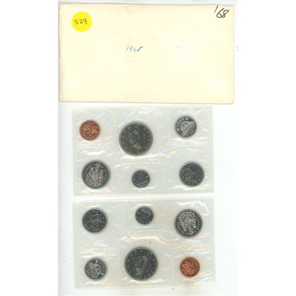 (2) 1968 Canada Proof Like Uncirculated Coin Set.