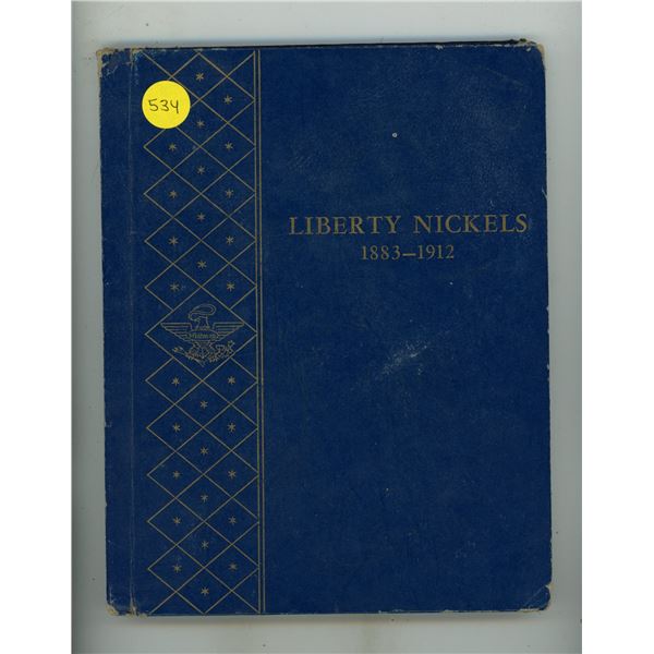Binder of Liberty Nickels. (But, It includes 1943, 1944, 1945, 1911 1954 Canada Five Cents)