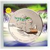 Image 1 : 2016 $25 Fine Silver Coin - Winter Fun (99.99% pure)