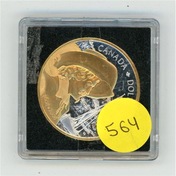 2008 Royal Canadian Mint Silver Proof Dollar.