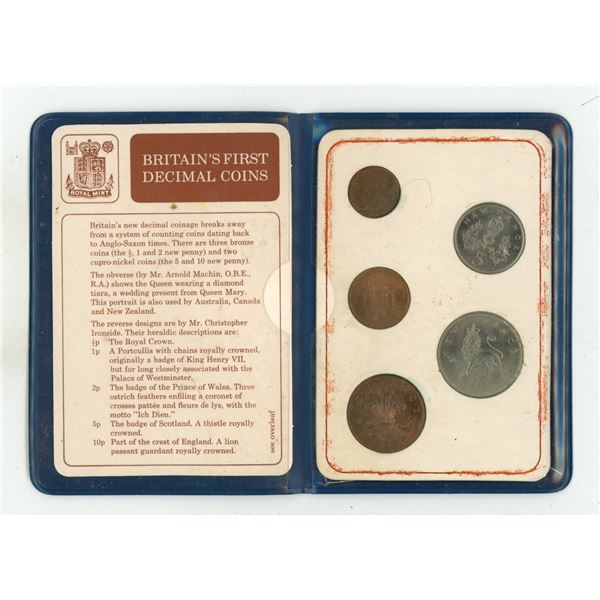 Britain's First Decimal Coin.