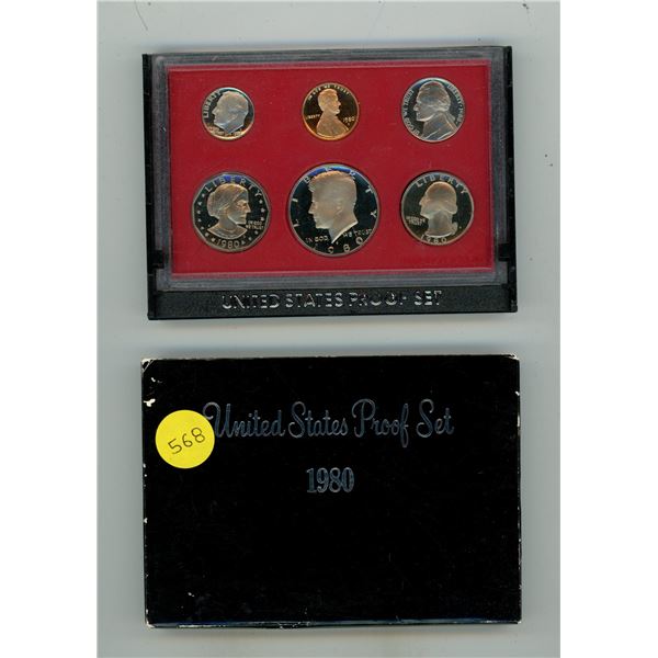 1980 U,.S.A. Proof Set.