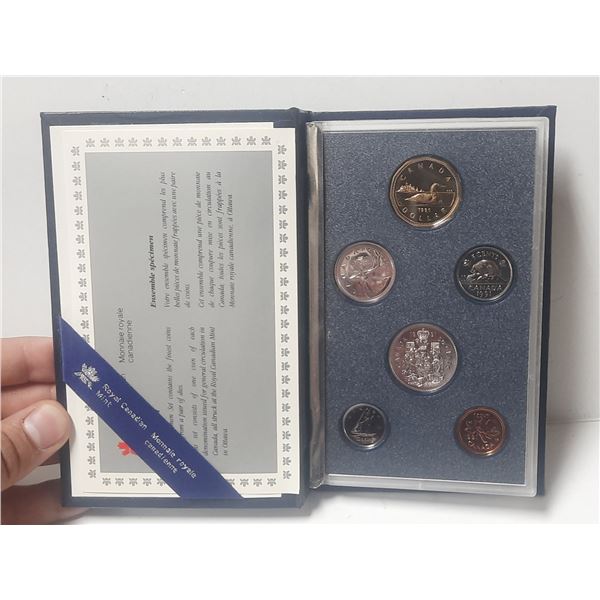 1991 Canada Proof Like Dollars Set.