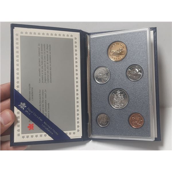 1989 Canada Proof Like Dollars Set.