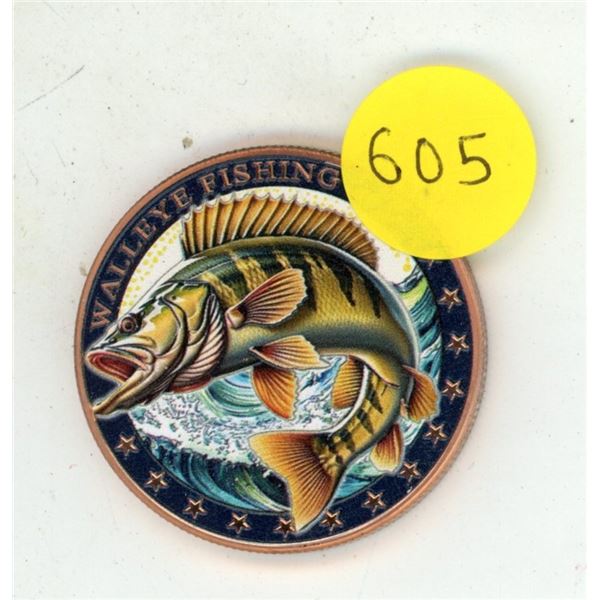 One A.V.D.P. Ounce .999 Fine Copper.