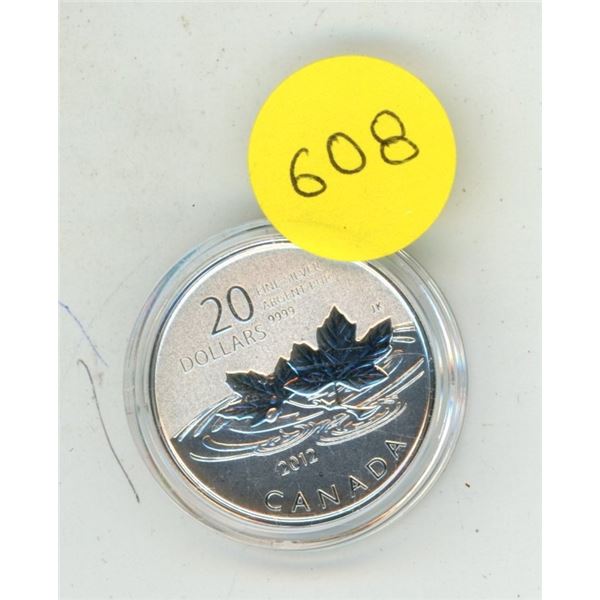 2012 Canadian $20 Fine Silver "Farewell to the Penny" Commemorative Coin.