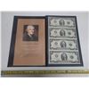 Image 1 : World Reserve Monetary Exchange Presentation Folder Containing A Sheet of Four U.S.A. 2003-A Series 
