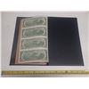 Image 3 : World Reserve Monetary Exchange Presentation Folder Containing A Sheet of Four U.S.A. 2003-A Series 