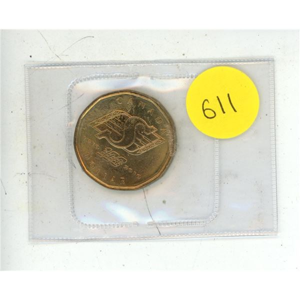 2010 Canadian One Dollar - Rider 100 Year Anv. Mint Sealed
