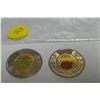 Image 1 : two 2 dollar coins (2013+2014)