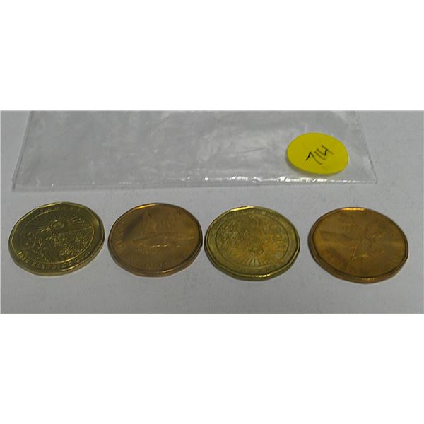 4 loonies (1896-2021,2006)