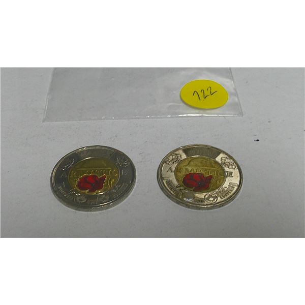 two toonies 2013+2016